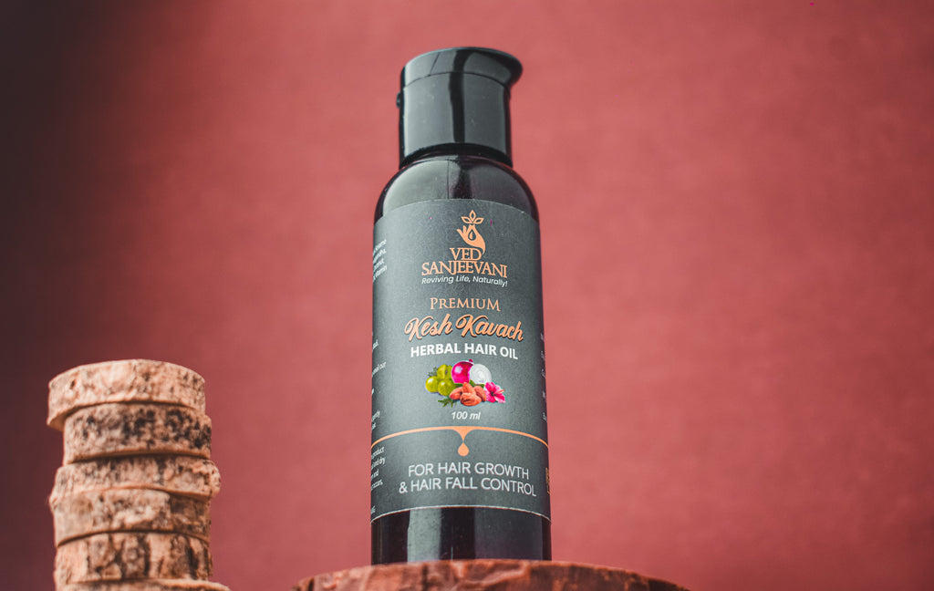 Kesh Kavach Herbal Hair Oil – Ayurvedic hair oil for hair strengthening, growth, and scalp nourishment