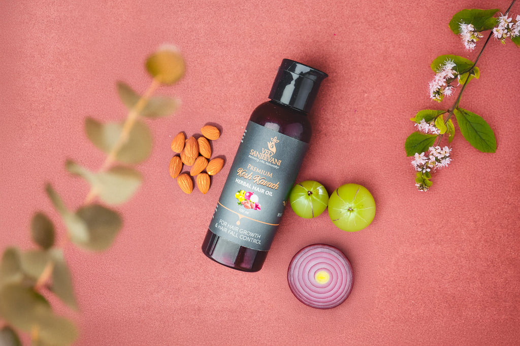 Kesh Kavach Herbal Hair Oil – Ayurvedic hair oil for hair strengthening, growth, and scalp nourishment