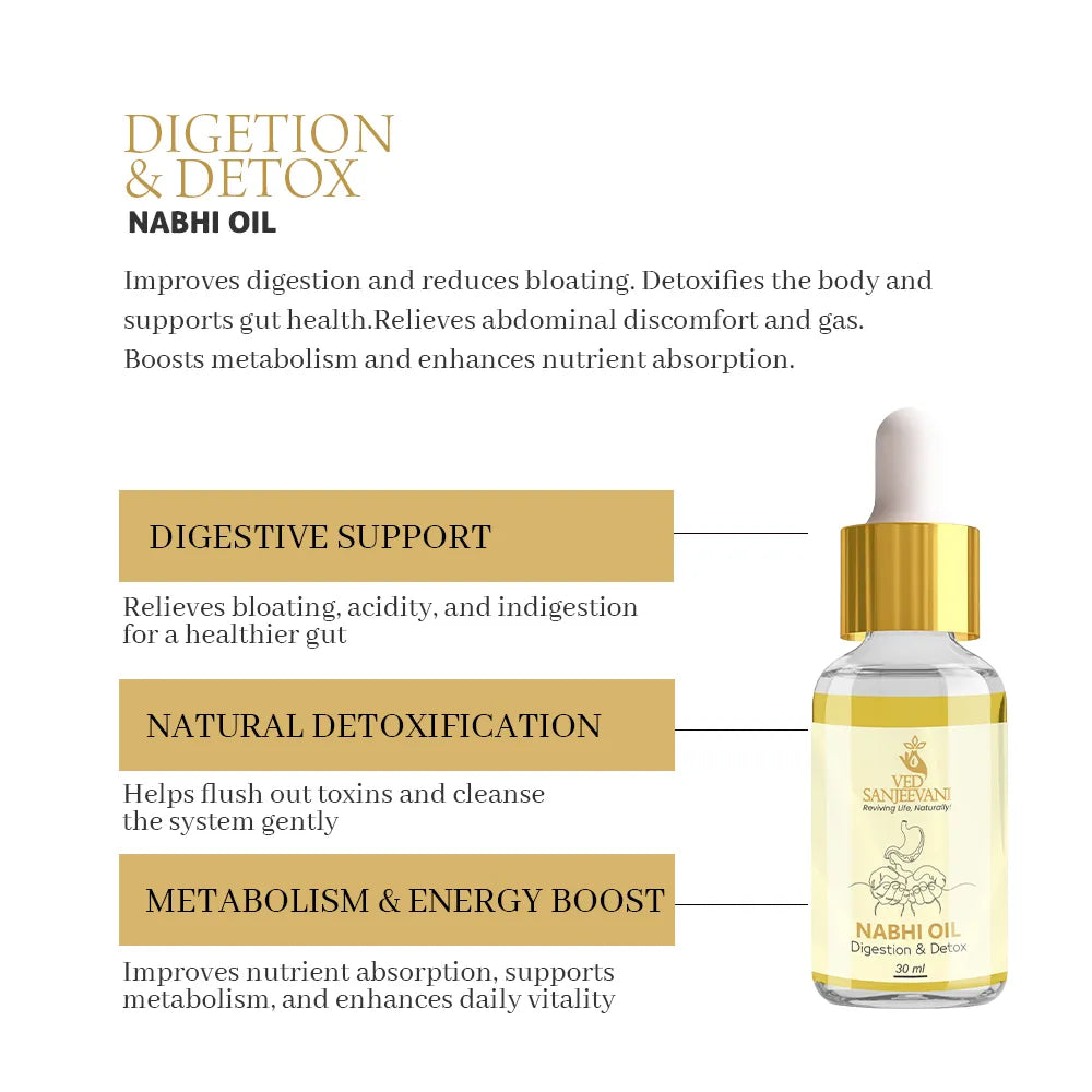 Digestion & Detox Nabhi Therapy Oil