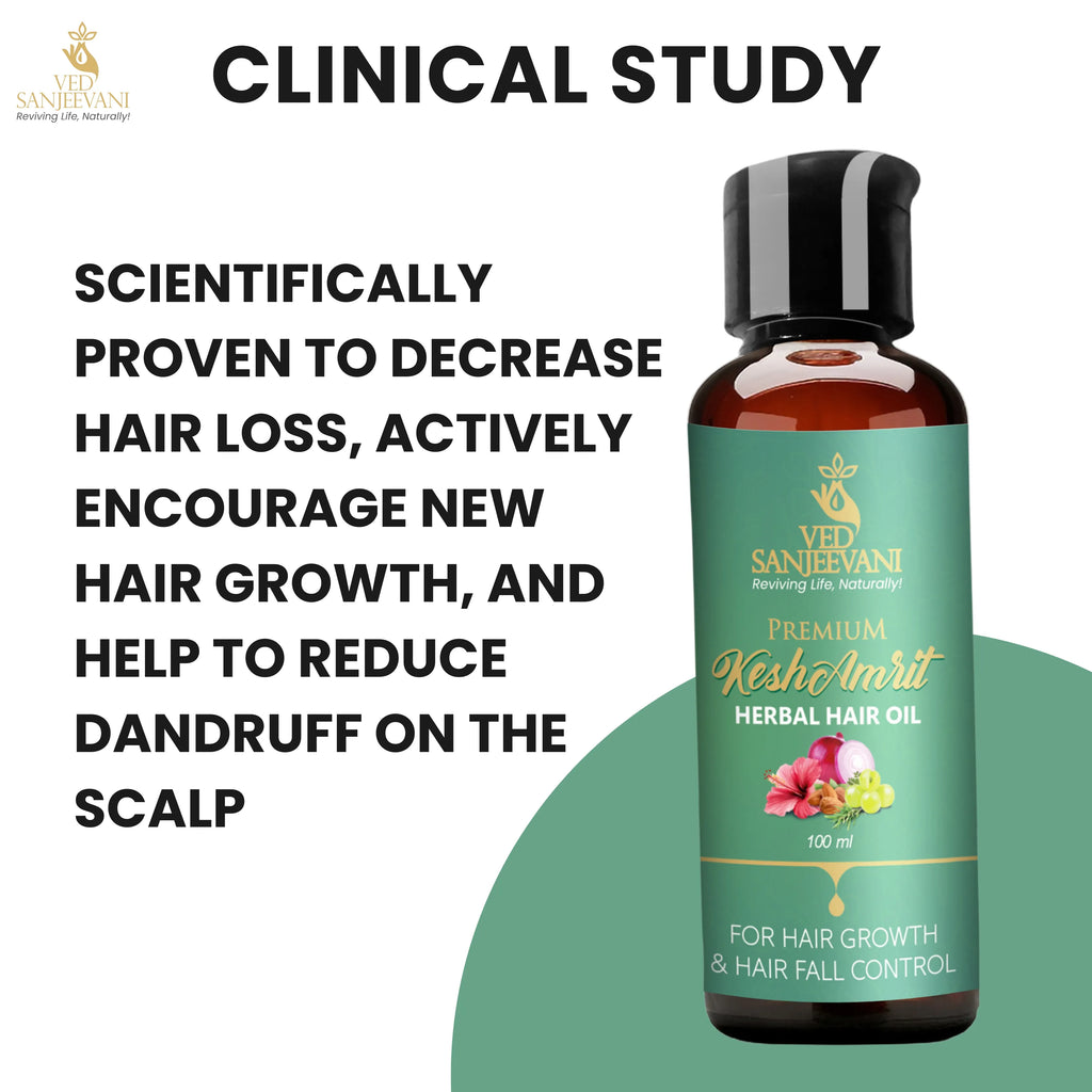 Clinical study for Kesh Amrit Herbal Hair Oil