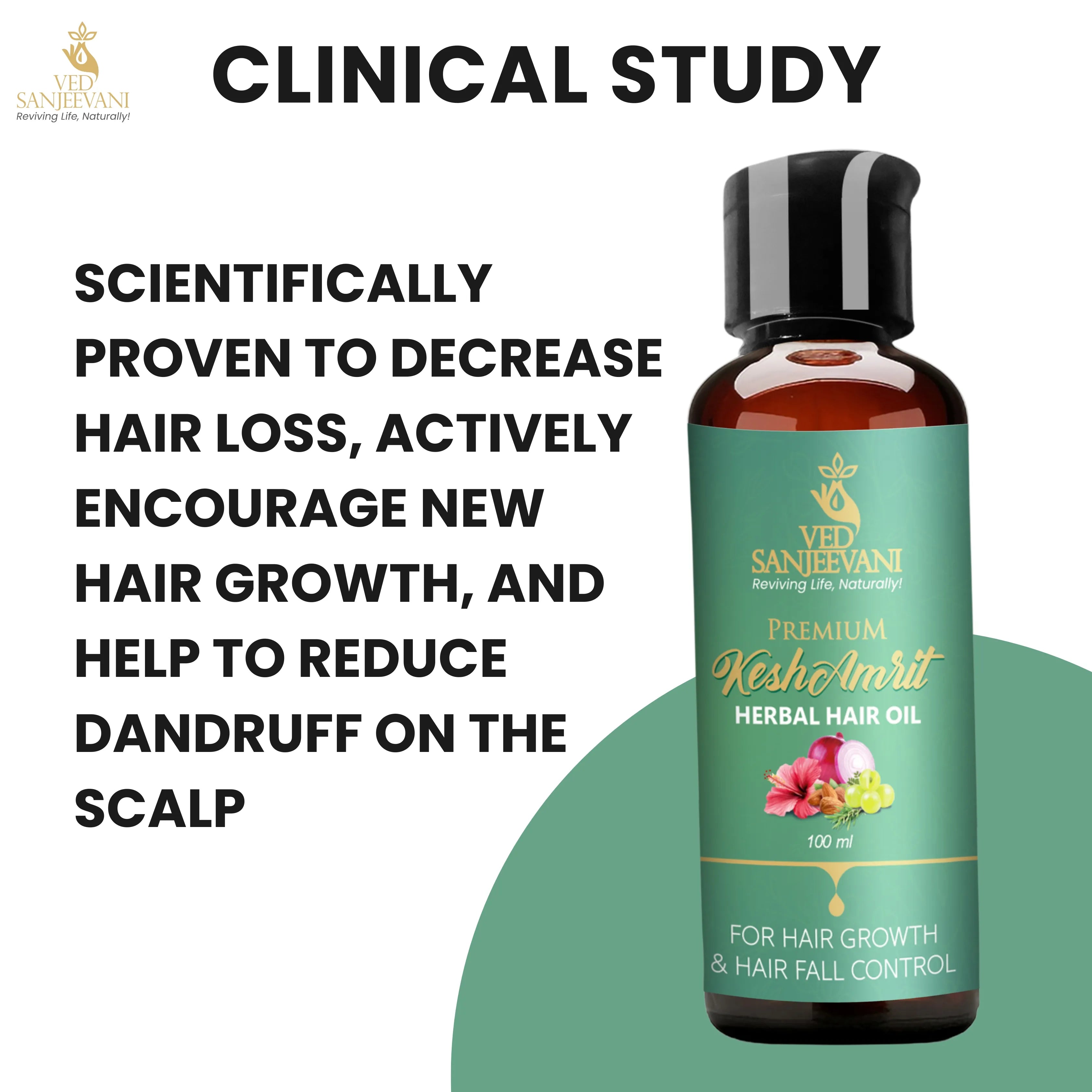 Clinical study for Kesh Amrit Herbal Hair Oil