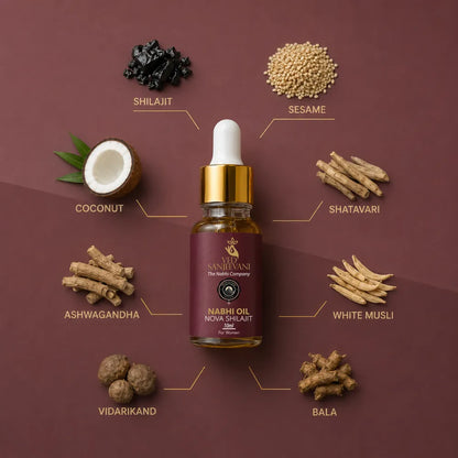 Nova Shilajit Nabhi Oil