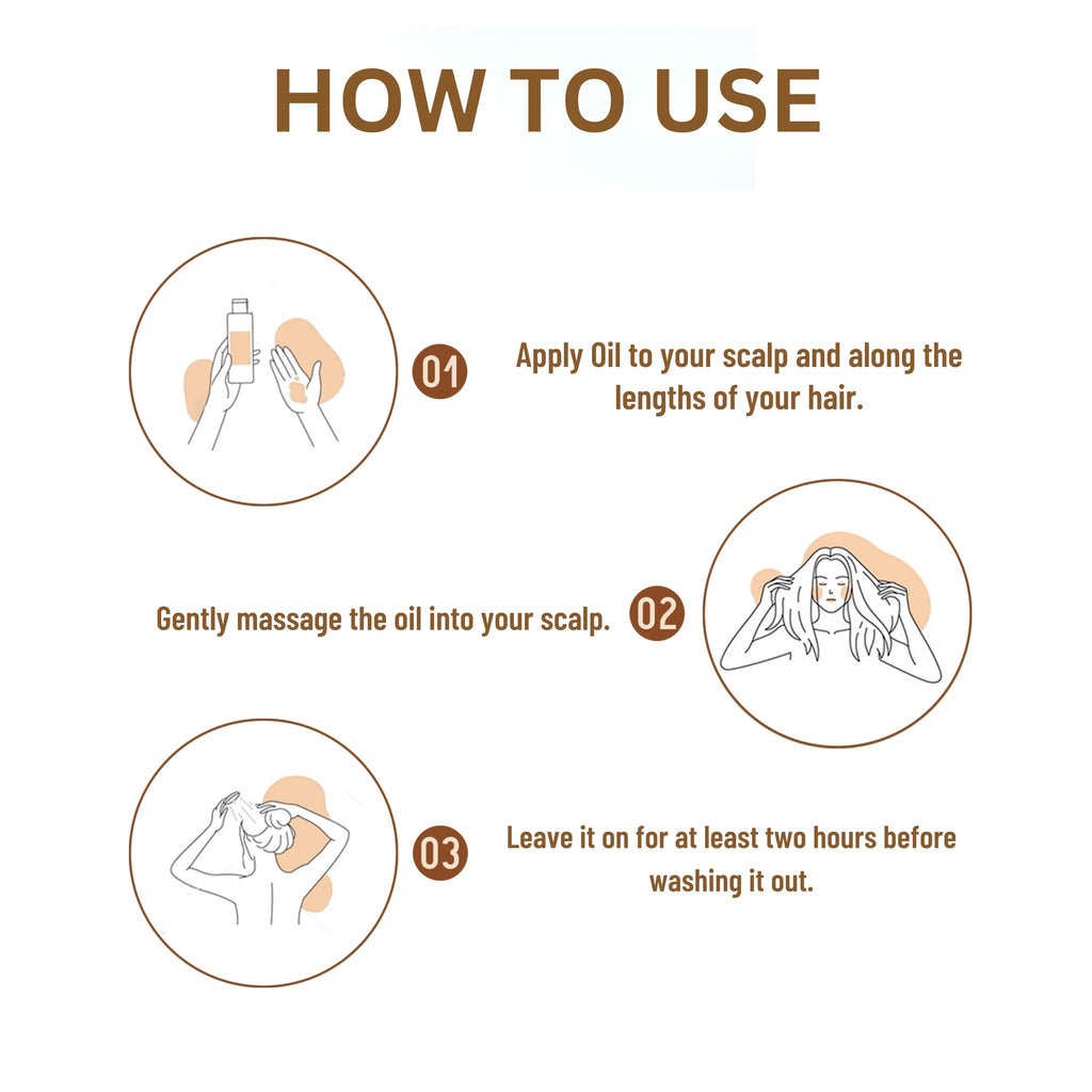 How to use Almond Herbal Hair Oil ?