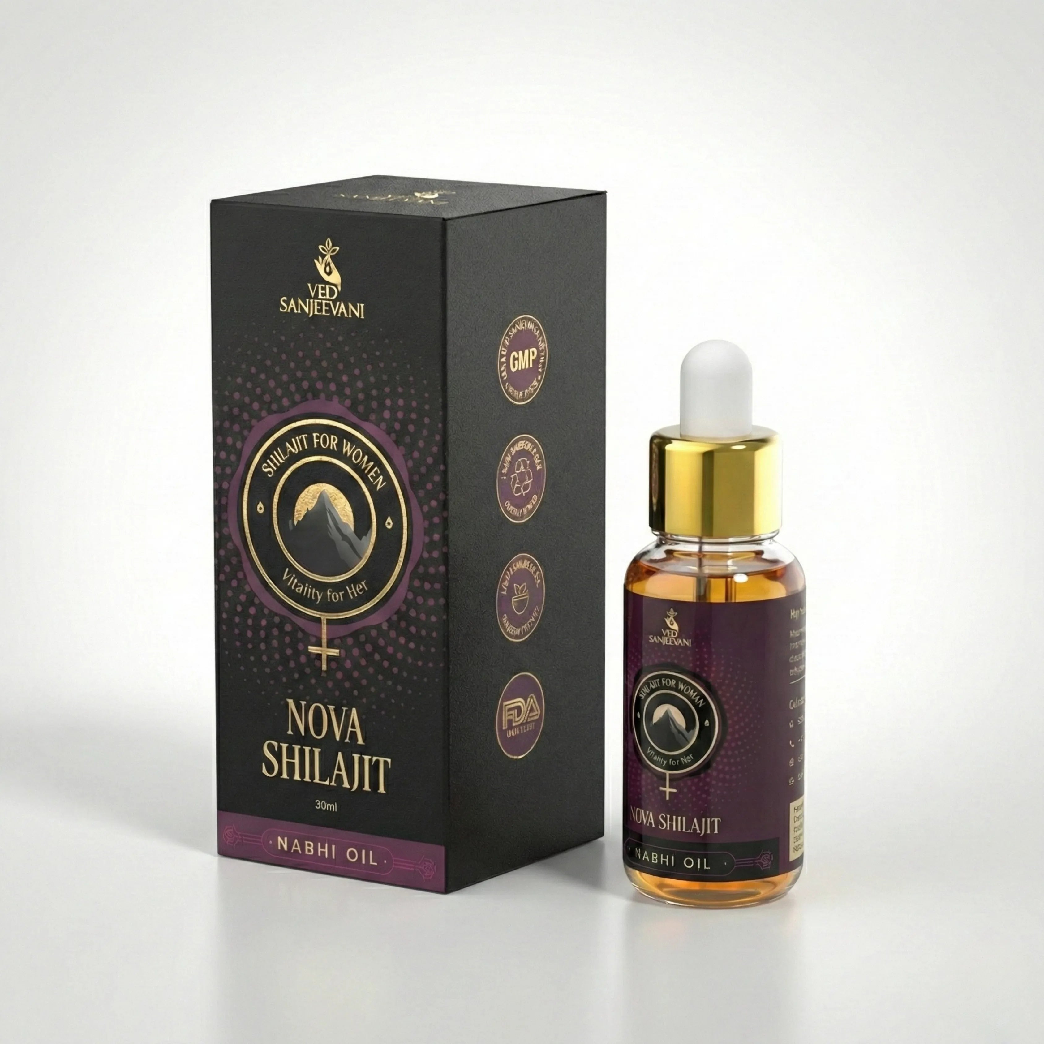 Nova Shilajit Nabhi Oil for Women