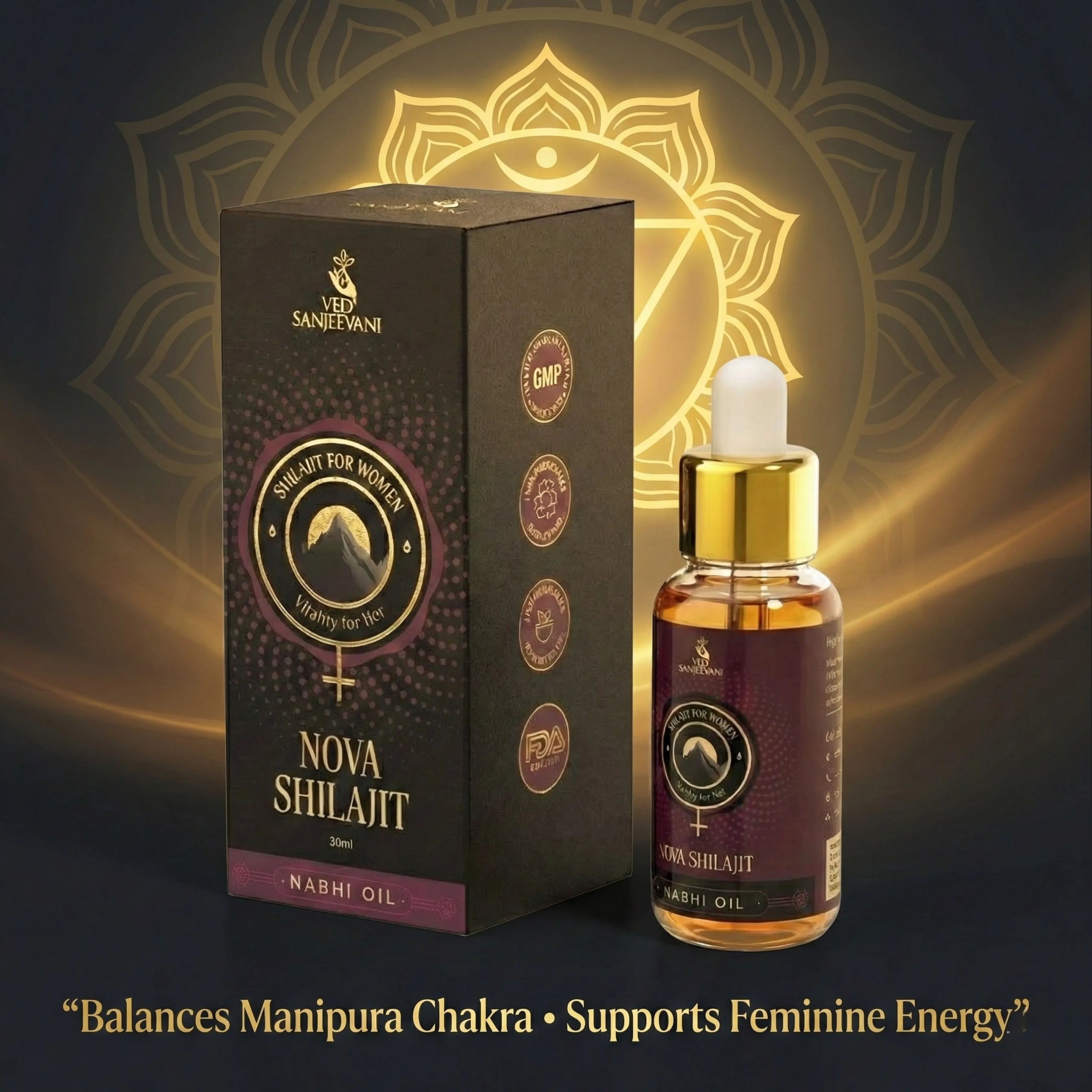 Nova Shilajit Nabhi Oil for Women