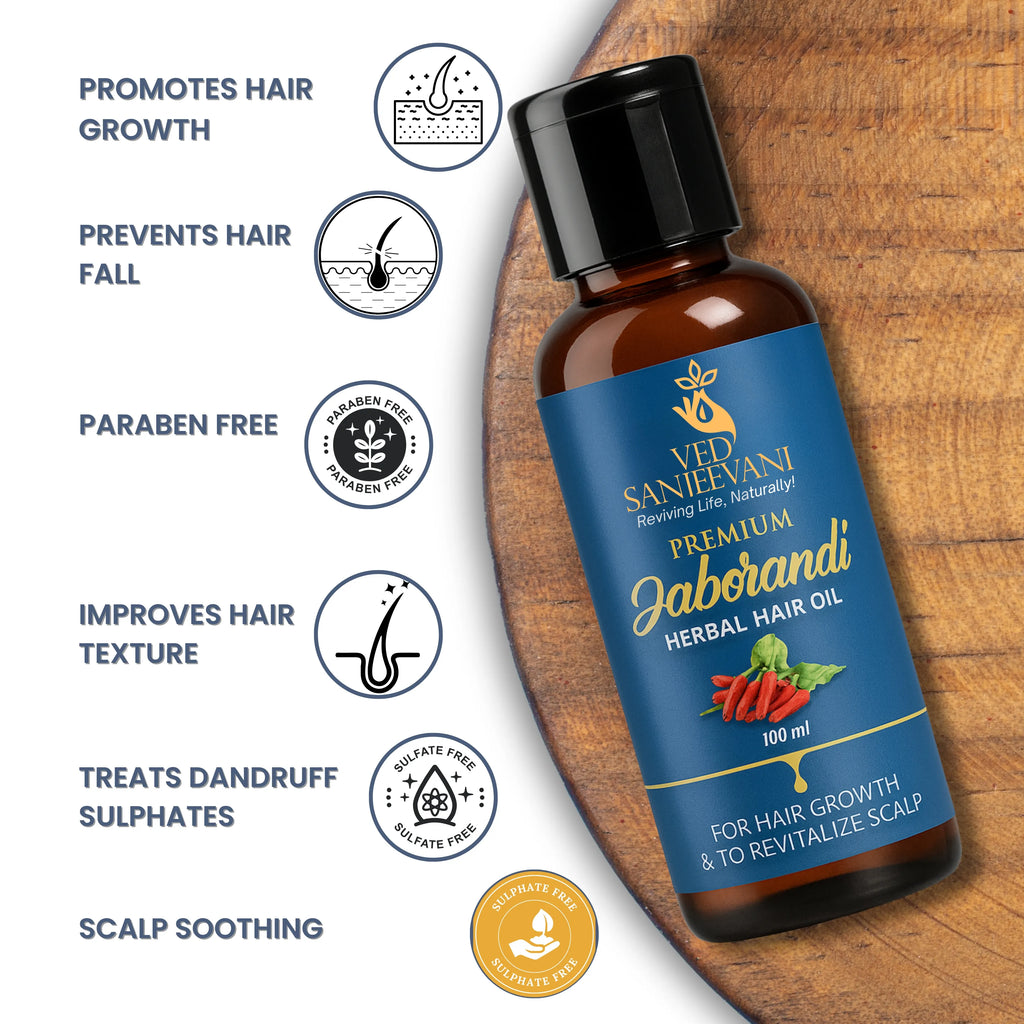 Premium Jaborandi Herbal Hair Oil