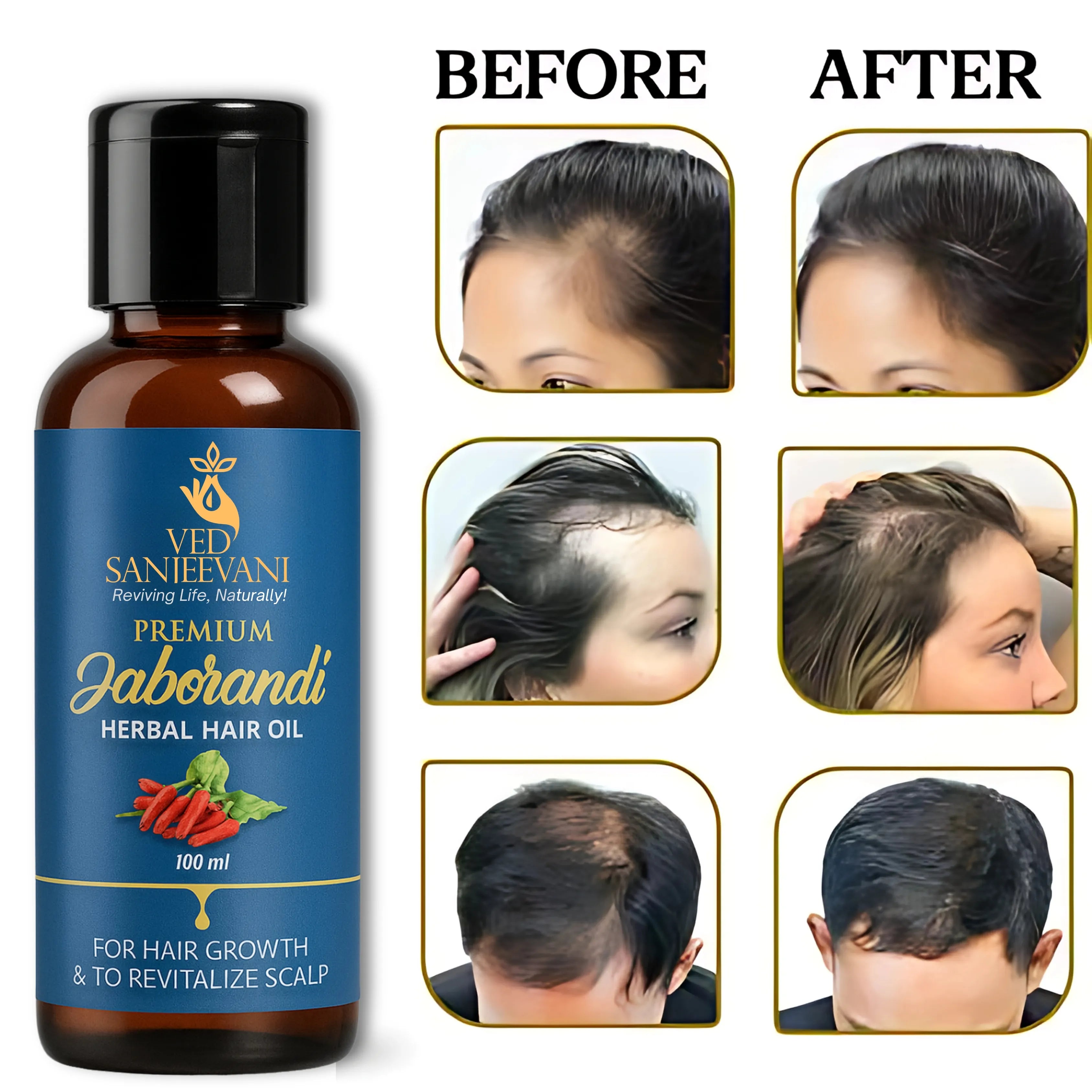 Premium Jaborandi Herbal Hair Oil