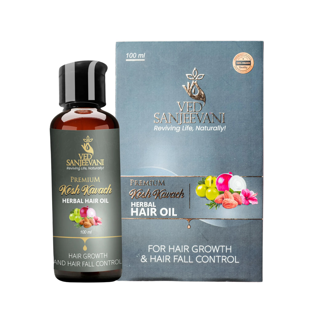Kesh Kavach Herbal Hair Oil – Ayurvedic hair oil for hair strengthening, growth, and scalp nourishment