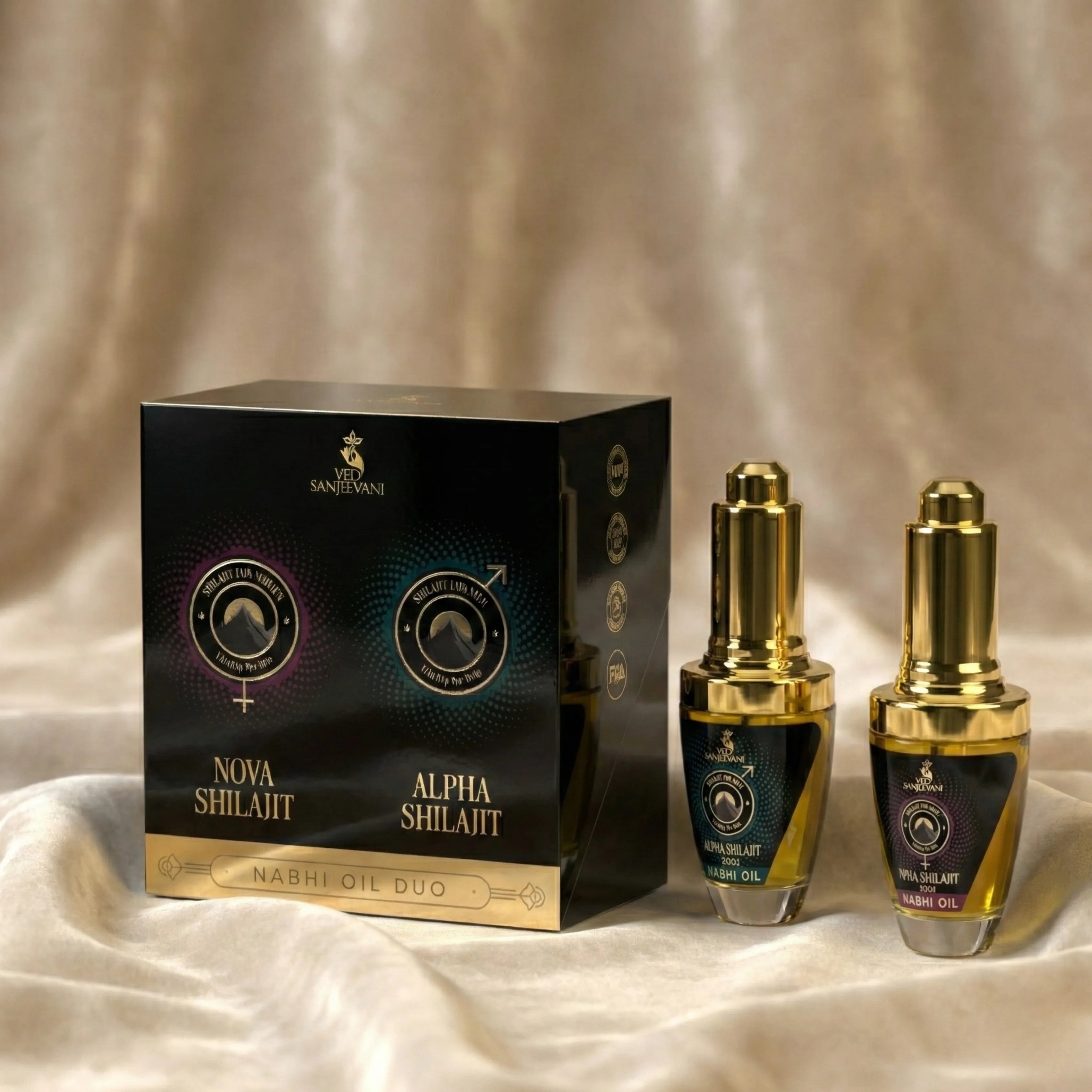Shilajit Nabhi Oil DUO for Men and Women