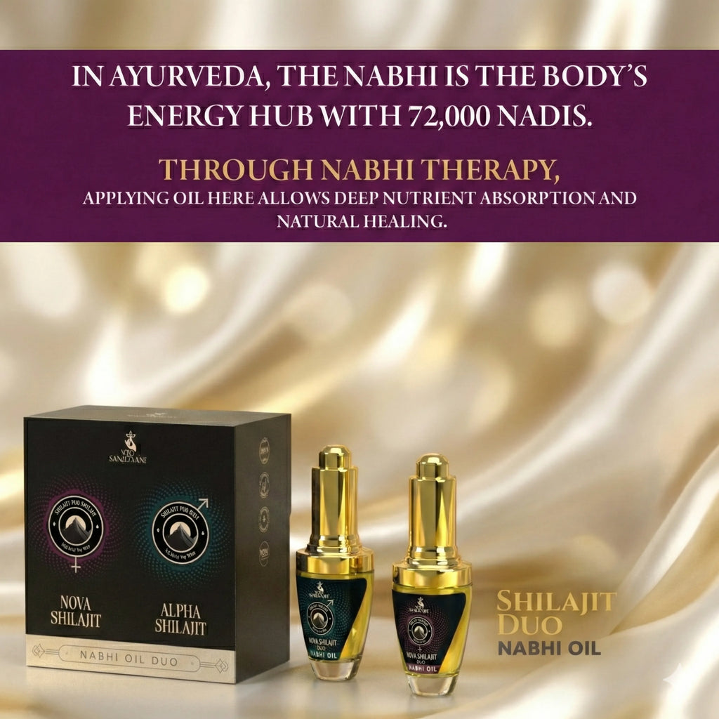 Shilajit Nabhi Oil DUO for Men and Women